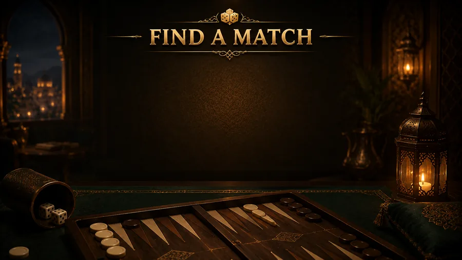 The match-finding screen